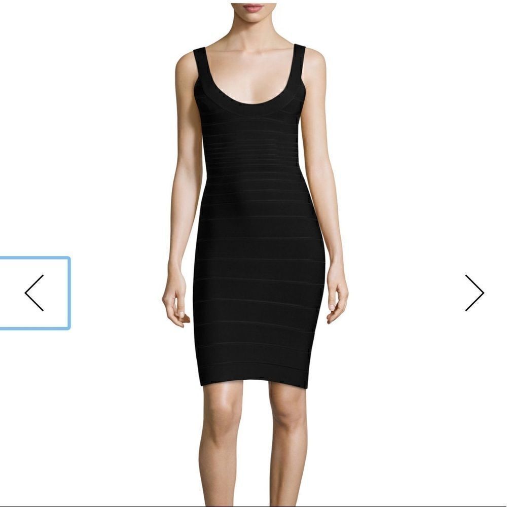 Herve Leger Black Dress